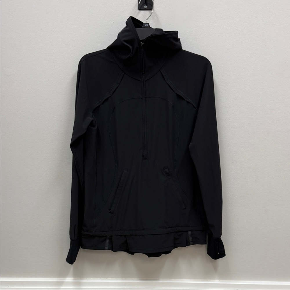Lululemon LightenedUp Pullover Jacket Black Sz 6!! - Picture 4 of 12